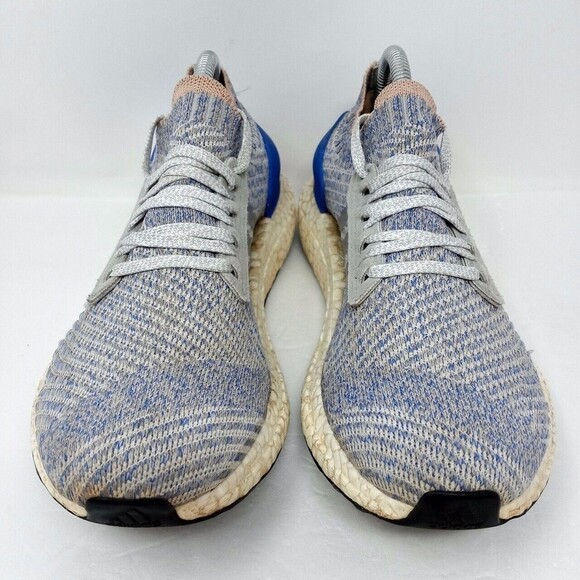 Adidas Womens Ultraboost X Gray Blue Knit Running Sneakers (BB6155) - Size 7 - Picture 3 of 10